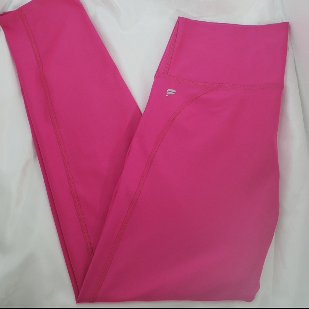 New Fabletics High Waist Powerhold Leggings Pink M - Picture 2 of 6